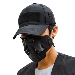 Niepce Unisex Croxx Techwear Streetwear Cyberpunk Black Hat Baseball Dad Cap - Picture 1 of 7
