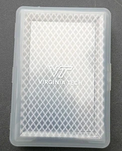 Carte da gioco VT Virginia Tech -NUOVE SIGILLATE-con custodia in plastica - Foto 1 di 4