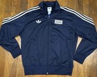 Oasis x Adidas Track Jacket LARGE Firebird Indigo NJ MetLife Stadium IN HAND