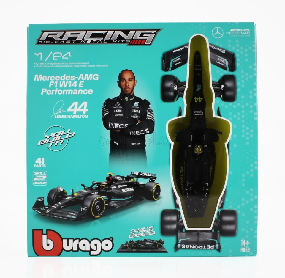 1/24 BURAGO - MERCEDES GP - F1 W14 TEAM MERCEDES-AMG PETRONAS 18-28503-H-KIT - Immagine 1 di 1
