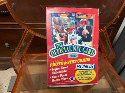 1989 The Official NFL Card Pro Football Set Series 1 Trading Cards 36 Packs - Image 1 of 4
