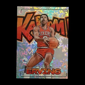 2023-24 Panini Crown Royale Julius Erving Kaboom SSP Sixers - Picture 1 of 2