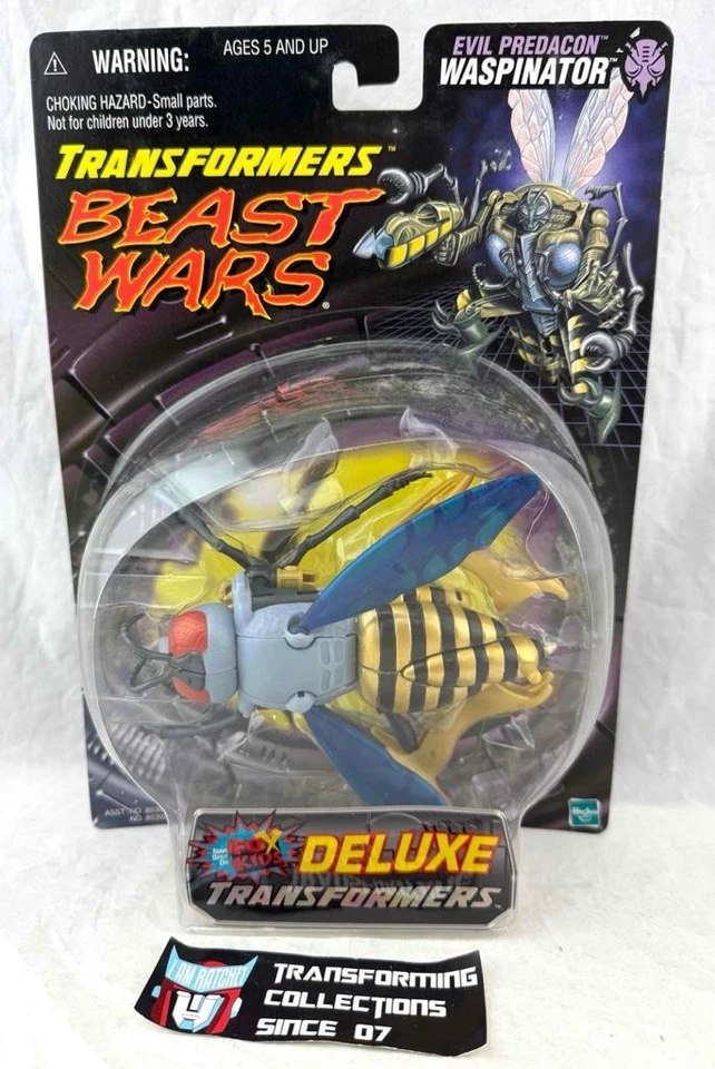 Transformers 1999 Beast Wars Deluxe Class Waspinator MOSC - Image 1 of 2