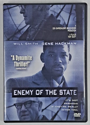 Enemy of the State (DVD, 1998) Will Smith Gene Hackman - Image 1 of 4