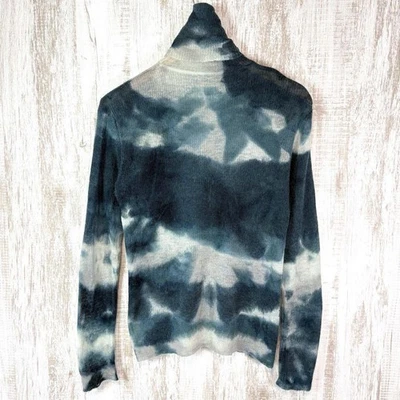 Issey Miyake Cuello Alto Tejido Manga Larga Tie Dye Lana Mohair L Usado Foto 1 de 4