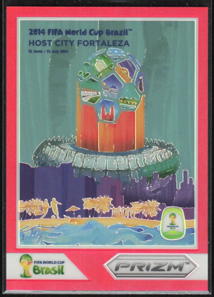 2014 Panini Prizm FIFA World Cup World Cup Posters Red #5 Fortaleza /149 - Image 1 of 2