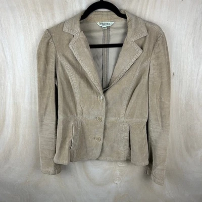 St. John's Bay Tan Corduroy Blazer Vintage Size Small - Image 1 of 4