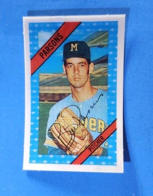 1972 KELLOGG'S BASEBALL #5 BILL PARSONS  NM-MINT  - Image 1 of 2