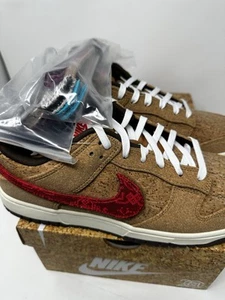 TALLA 12 COÁGULO × Nike Dunk Low SP Corcho PAR RARO Barroco Marrón Lino FN0317-121 NUEVO - Imagen 1 de 8