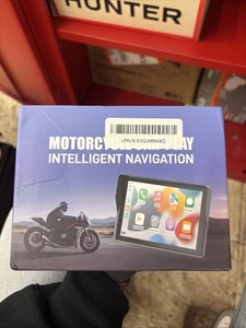 WonVon 5 Inch Motorcycle Carplay GPS Navigation System with Apple - Picture 1 of 5