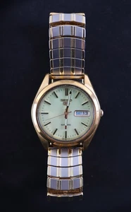 Vintage Seiko 5 7S26-0060 Automatic Herrenuhr - goldfarben mit Papieren " - Bild 1 von 6