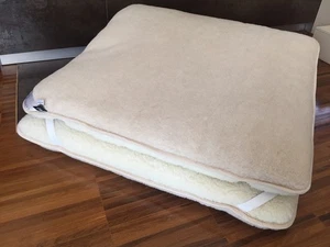 Naturmatratze Matratze Merinowolle Kamelhaar Wollmatratze H2 140x200-240x200cm - Picture 1 of 4