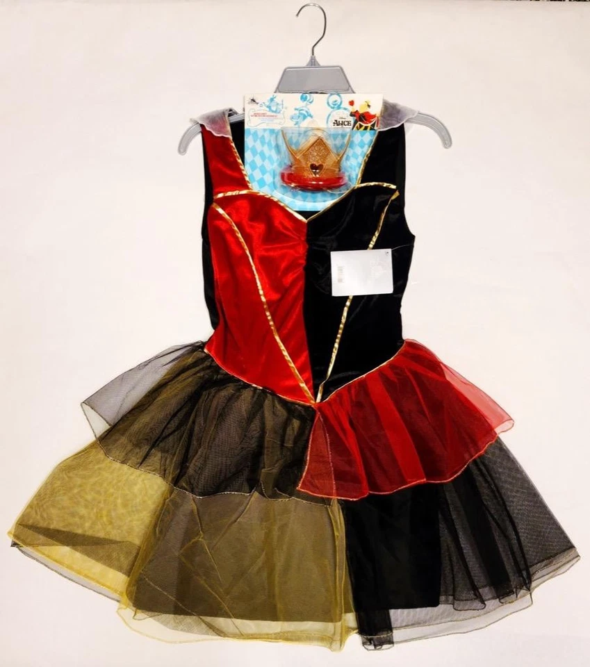 New Disney Store Women’s Small Alice in Wonderland Queen of Hearts Costume - Image 1 of 1