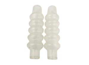 Lambretta gaiters for standard and BGM thin front shockers Clear pair MB - Picture 1 of 2