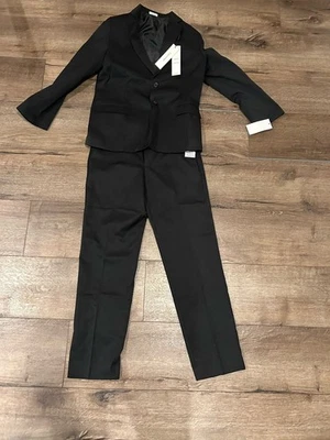 Traje Calvin Klein Chicos Elastizado 2 Piezas Talla 14 Regular Negro Calce Ajustado Nuevo con Etiquetas Foto 1 de 4