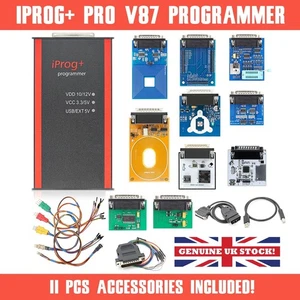 Programador G20 Iprog+ Pro V87 Full11 Adaptadores IMMO ECU Airbag Herramienta de restablecimiento de kilometraje - Imagen 1 de 9