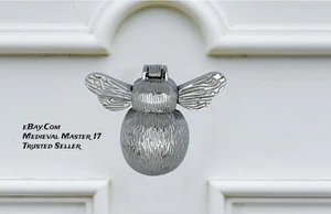 Silver Color Solid Brass Bumblebee Door Knocker for Front Door 4X5X2 INCHES - Picture 1 of 6