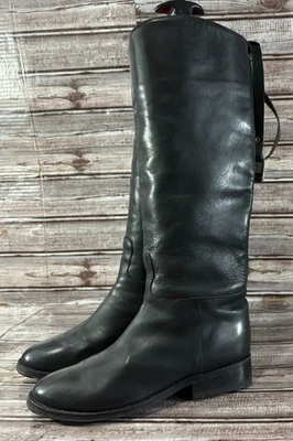 Stivali alti in pelle Tony Mora taglia 36 US 6 colore nero made in Spain - Immagine 1 di 4