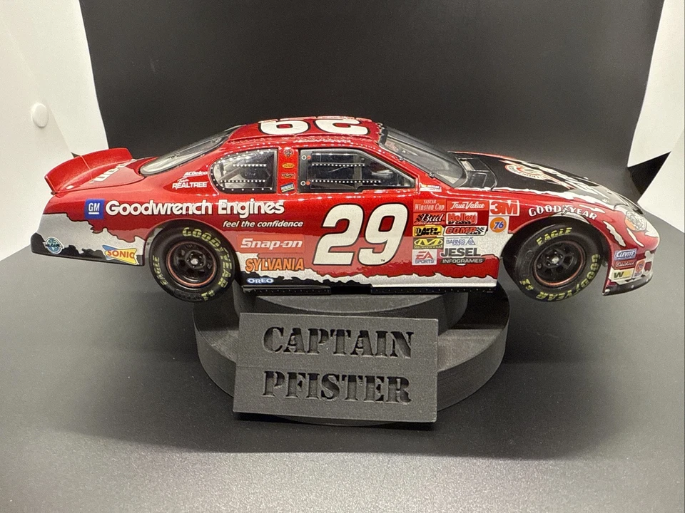 Acción 2003 Kevin Harvick #29 Snap-On GM Goodwrench 1:24 Monte Carlo NASCAR Foto 1 de 4
