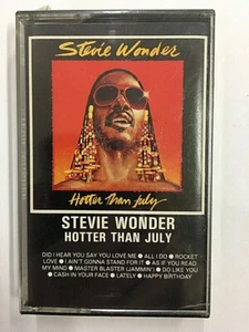 MC STEVIE WONDER - HOTTER THAN JULY - MC MUSICASSETTA NUOVA E SIGILLATA - Imagen 1 de 3