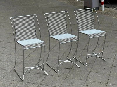 1/3 Till Behrens Hocker Chrom Stahl Bauhaus Barhocker Tisch Chair - Bild 1 von 4