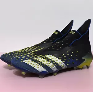 Botines de fútbol Adidas Predator Freak+ FG negros azules para hombre talla US 9,5 - Imagen 1 de 20