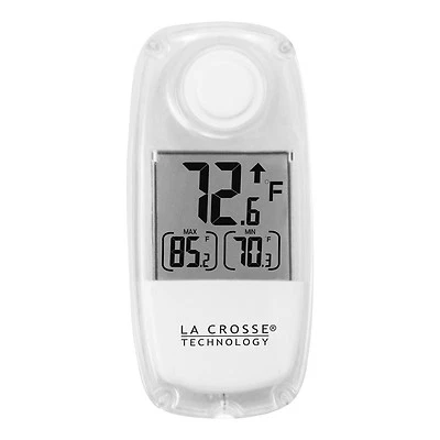 306-318 La Crosse Technology Indoor/Outdoor Solar Window Thermometer - Image 1 of 4