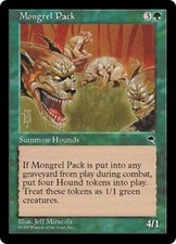Mongrel Pack - Tempest - NM, English MTG Magic FLAT RATE SHIP