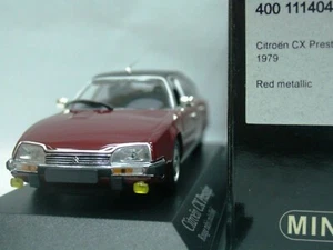 WOW EXTREMELY RARE Citroen CX Prestige 2.4L 1979 Rb Red Black 1:43 Minichamps-SM - Picture 1 of 3
