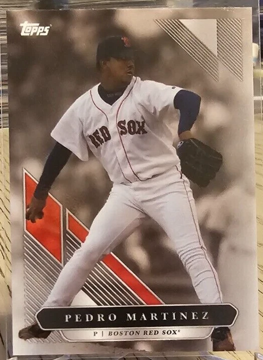2021 Topps X Derek Jeter Pedro Martinez #20 Boston Red Sox - Image 1 of 2