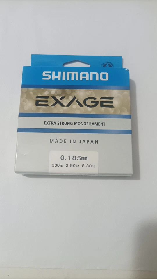 1 BOBINA FILO DA PESCA TRASPARENTE  (018,5)  SHIMANO EXAGE - Immagine 1 di 2