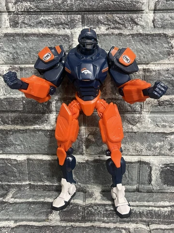 NFL Denver Broncos Team Cleatus Fox Sports Robot Action Figure  10" Great Cond Cover