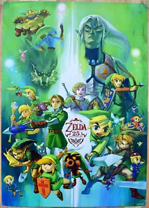 Póster promocional The Legend of Zelda 25 aniversario 51,5 cm x 73 cm Club Nintendo - Imagen 1 de 2