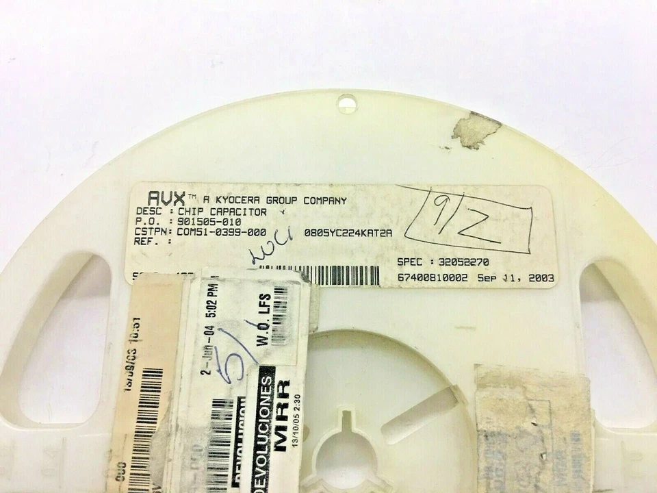 MLCC 0805YC224KAT2A AVX Kyocera Ceramic Capacitor 0.22uF 16V X7R (4K/reel).