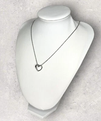 Fossil Kette Halskette Anhänger JOF00619040 Silber Edelstahl Herz NEU mit Box - Bild 1 von 4