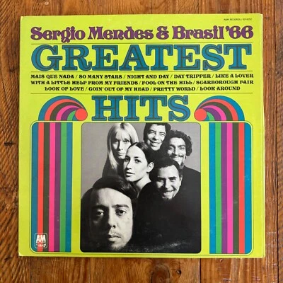 Sergio Mendes & Brasil '66 - Greatest Hits Vinyl LP - 1970 - A&M SP-4252 VG+ - Image 1 of 4