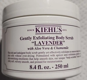 Kiehls Gently Exfoliating Body Scrub Lavender 8.4 fl oz - 250 ml NEW Unsealed - Picture 1 of 4