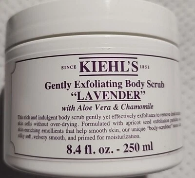 Exfoliante corporal exfoliante suave lavanda Kiehls 8,4 fl oz - 250 ml NUEVO sin sellar Foto 1 de 4