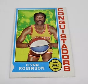 Flynn Robinson 1974 San Diego CONQUISTADORS Guard Topps #197 ABA Basketball Card - Picture 1 of 4