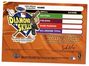 RARE 1999 Fleer Tradition Diamond Skills Competition promos - pick from menu - Picture 1 of 22