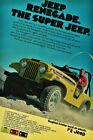 366329 Jeep Renegade The Super Jeep Vintage Advertising Art Print Poster AU
