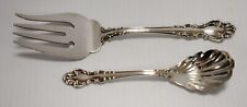 ( 2 ) Pieces Reed & Barton "Spanish Baroque" Pattern Sterling Silver Flatware