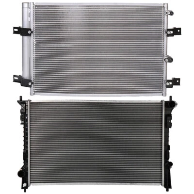 Radiator & AC Condenser Cooling Kit For 2007-2012 Ford Edge Lincoln MKX 3.5 3.7L Foto 1 de 4