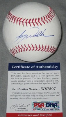Taijuan Walker Autografiado Firmado NEW YORK METS OMLB Béisbol PSA/DNA Foto 1 de 2