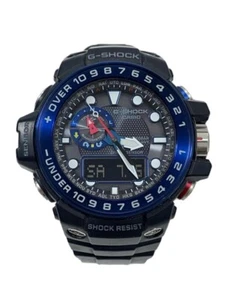 CASIO G-SHOCK GWN-1000B-1BJF Black Resin Tough Solar Digital Analog Watch - Picture 1 of 4