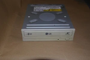 LG GSA-H55N SuperMulti ATA PATA ATAPI IDE CD R/W DVD±RW ROM Beige Optical Drive - Afbeelding 1 van 4