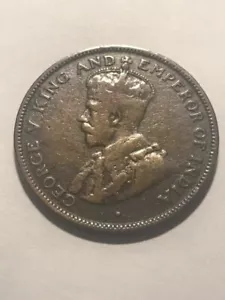 1926 British Honduras1 Cent  F++ #12614 - Picture 1 of 4