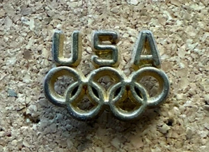 USA Olympics (Plastic) Lapel Pin - Picture 1 of 1