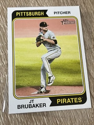 2023 Topps Heritage - #454 JT Brubaker - Image 1 of 4
