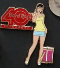Hard Rock Cafe Pin SINGAPORE 40th Anniversary Girl Decades of Rock Series